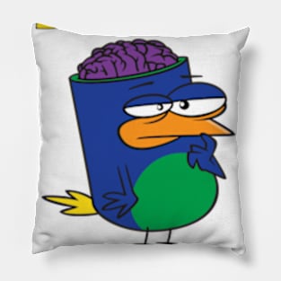 Birdbrain Design for Bird Lovers Pillow