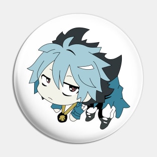 Servamp Kuro Chibi Cute Sleepy Ash Pin