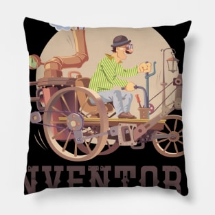 April is Inventor's Month Pillow