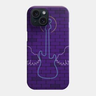 Electric Guitar Neon Light Phone Case