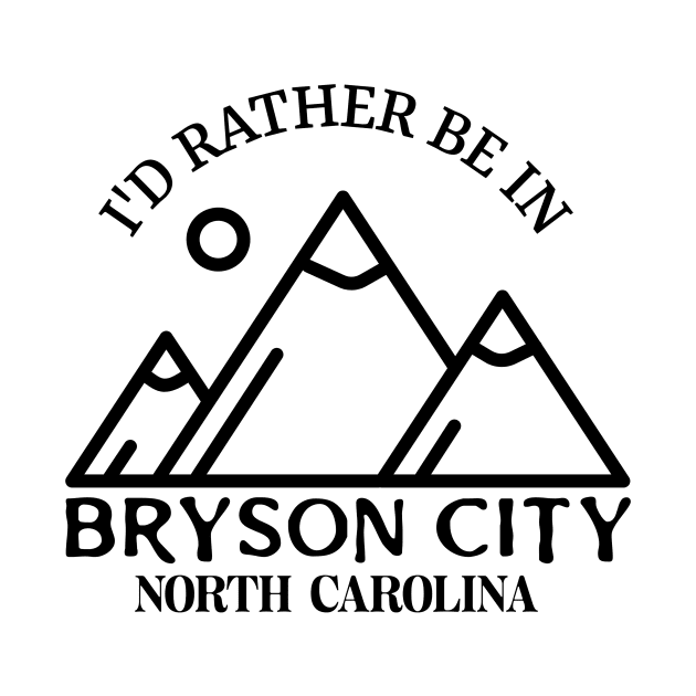 Bryson City, North Carolina by Mountain Morning Graphics