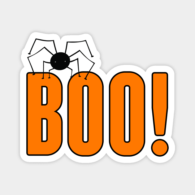 Boo Spider Magnet by epiclovedesigns
