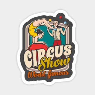 World Famous Circus malabarists Magnet