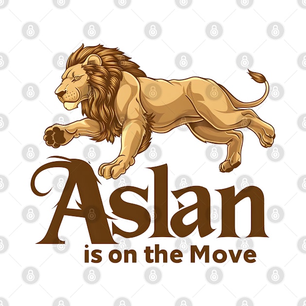 Aslan the Lion is on the Move by Reformed Fire