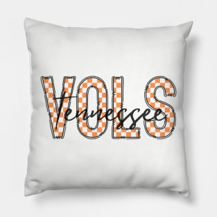 Tennessee Vols Orange and White Pillow