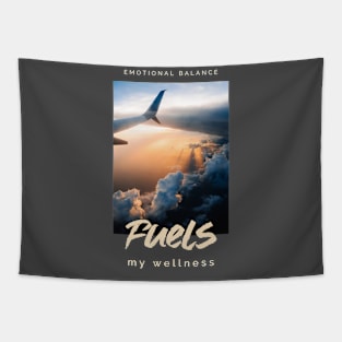 Emotional balance fuels my wellness daily mental health quote Tapestry