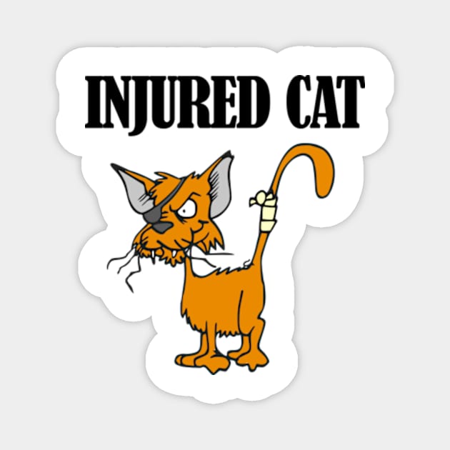 Injured Cat Magnet by Petko121212