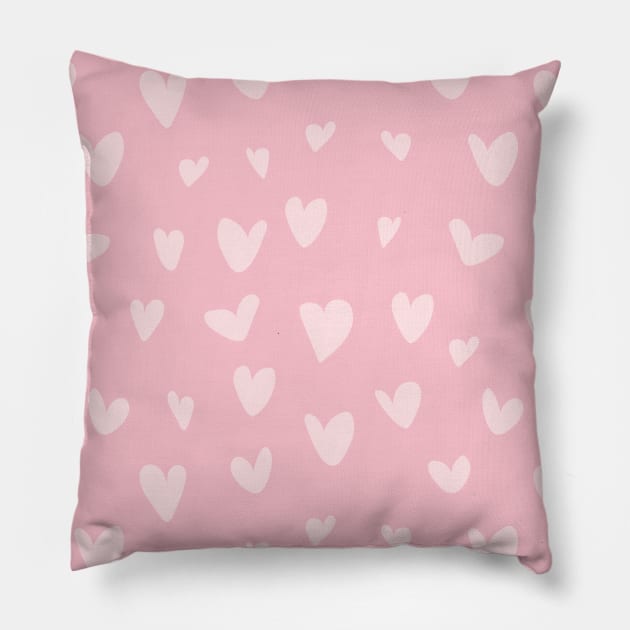 love pattern Pillow by elfia