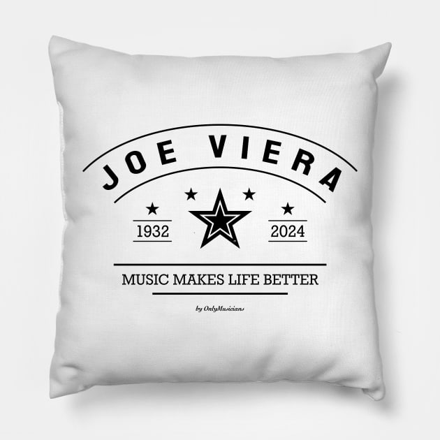 Joe Viera 1932 2024 Music D38 Pillow by Onlymusicians