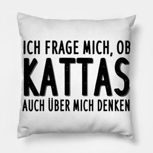 Katta Liebhaber Mädchen Spruch Tiermotiv Fan Pillow