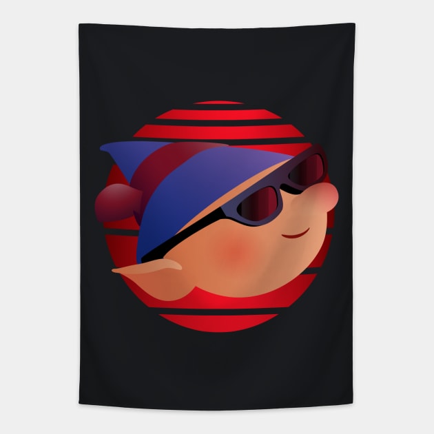 Cool Shades Elf Tapestry by JPenfieldDesigns