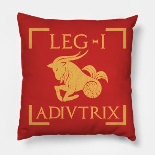 Legio I Adiutrix Capricorn Emblem Roman Legion Pillow