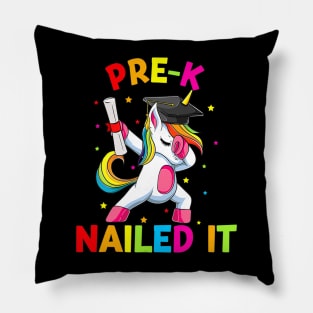 Pre-K Graduation Dabbing Unicorn Pillow