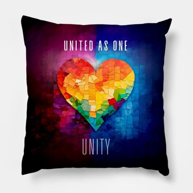 Embrace Diversity: The Importance of Inclusion and Diversity in the Divisive United States Pillow by Puff Sumo