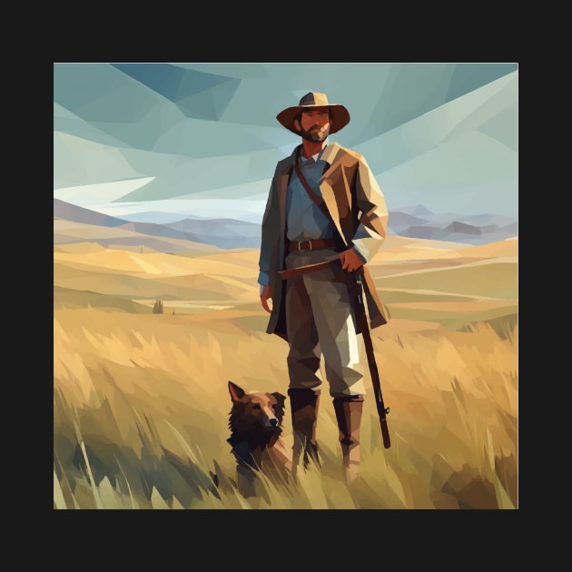 Shepherd and dog by SHS7