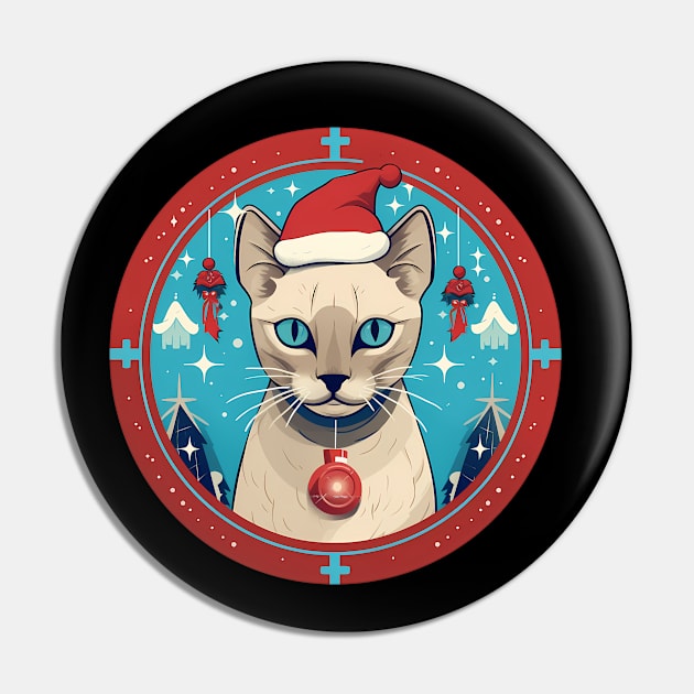 Tonkinese Cat Xmas, Love Cats Pin by dukito