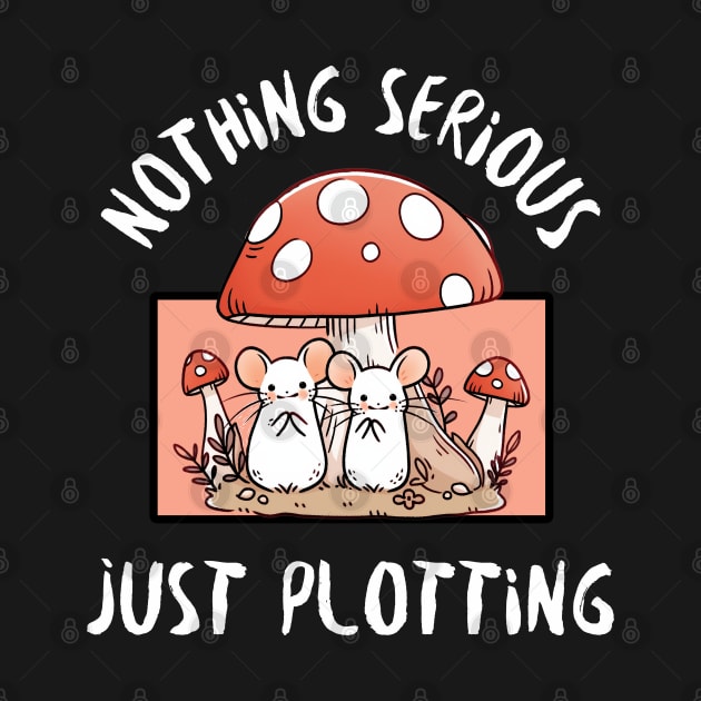 Mice Plotters Under Mushroom by Eine Creations