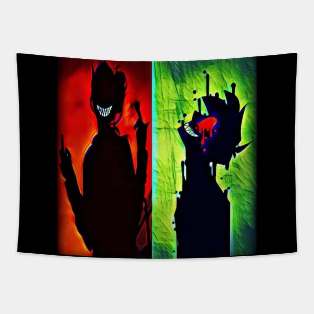 Shadow people Tapestry by Voiceless Art 