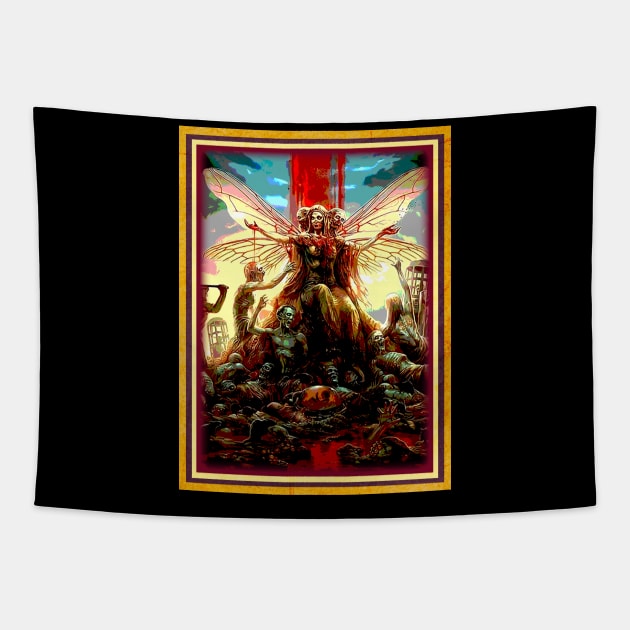 Apocalyptic Exoduss Thrashocalypse on Your Shirt Tapestry by Thunder Lighthouse