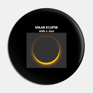 Solar Eclipse April 8, 2024 Pin