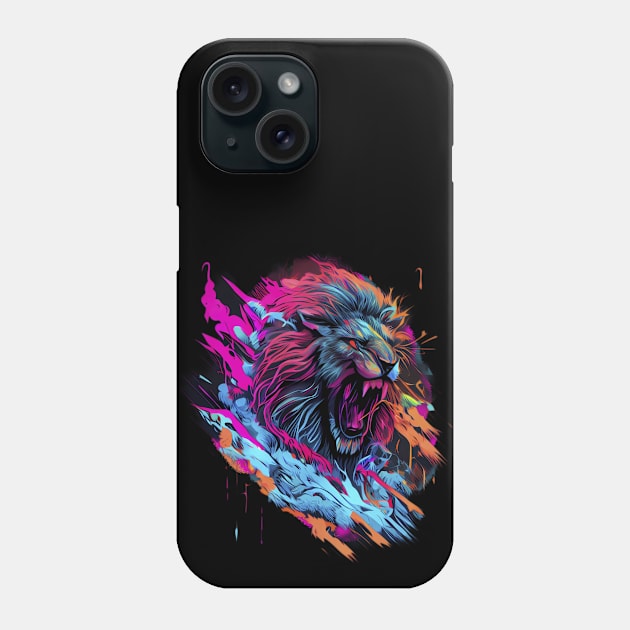 The Sound of the Wild: The Roar of the Lion Phone Case by HaMa-Cr0w