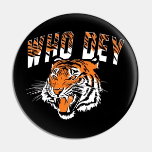 Who Dey Cincinnati Football Pin