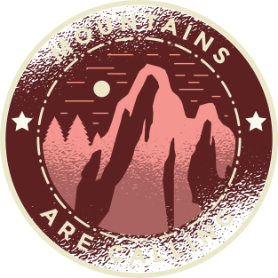 Mountains Calling Magnet