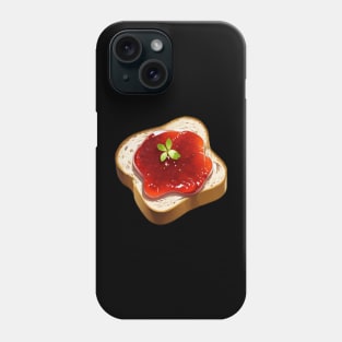 Strawberry Toast Loaf Bread Sandwich Yummy Kawaii Vintage Strawberries Phone Case