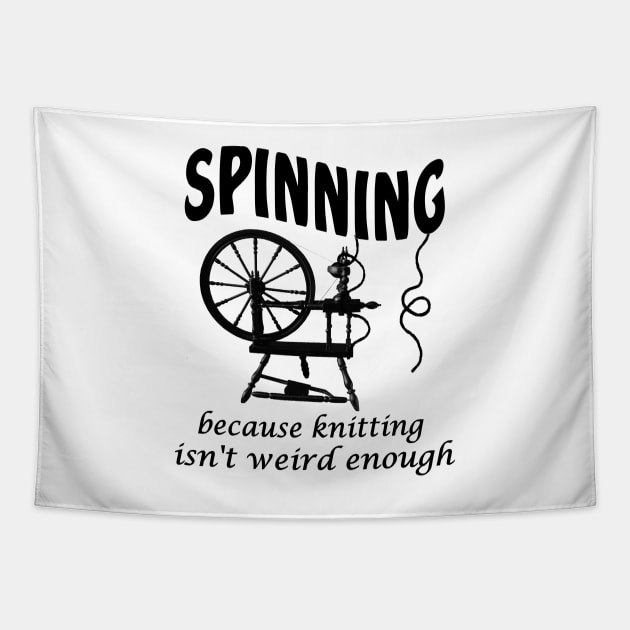 Spinning because knitting isn't weird enough Tapestry by pickledpossums