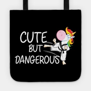 Cute Dangerous Karate Taekwondo Shirt Funny Gifts Tote