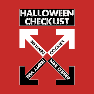 Halloween Checklist T-Shirt