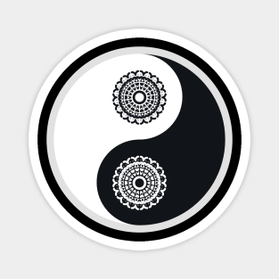 Ying Yang The Symbol Of Peace That Balance The Nature Magnet