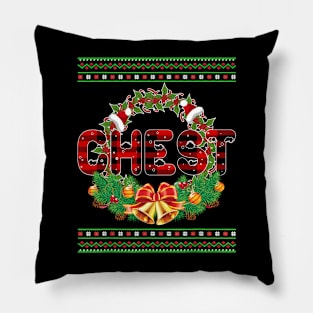 ugly christmas sweater Pillow