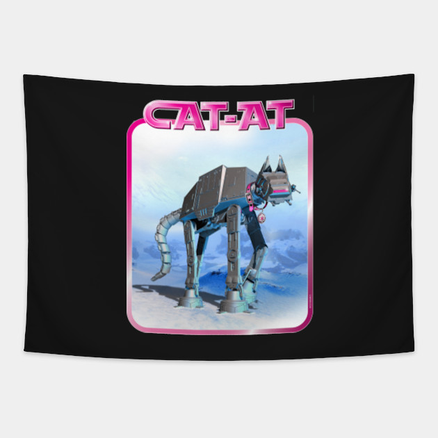 Star Wars Cat At Star Wars Cat At Tapestry Teepublic