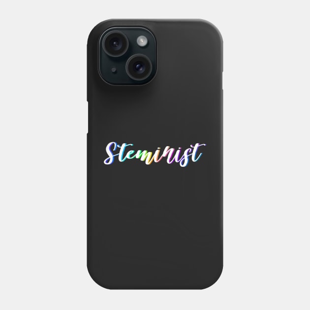 Steminist White Auora Phone Case by labstud