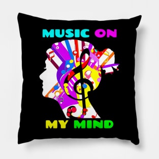 Music On My Mind Pillow