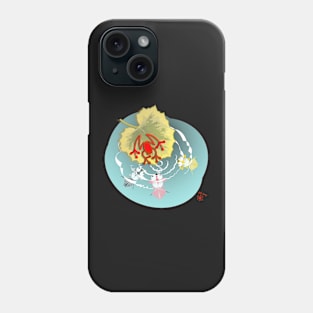 RED FROG - RedFrog in the Koi Pond Phone Case