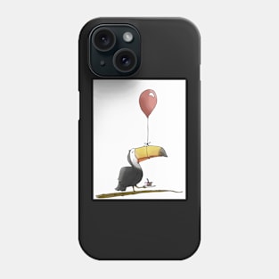 Toucan with Balloon - Happy Birthday Phone Case