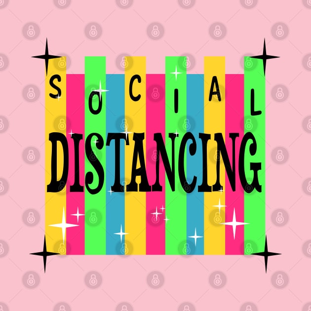 Social Distancing Retro by TaliDe