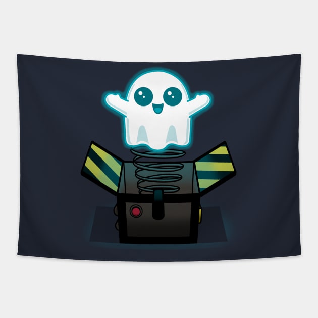 Surprise Ghost! Tapestry by Raffiti