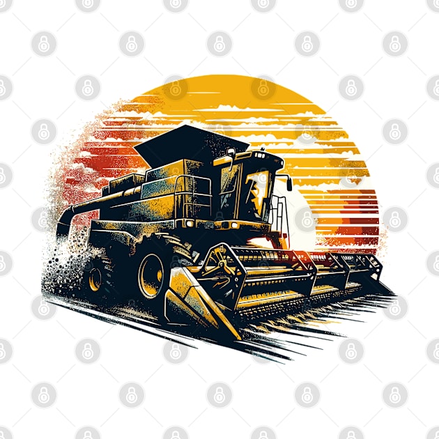 Combine Harvesters by Vehicles-Art