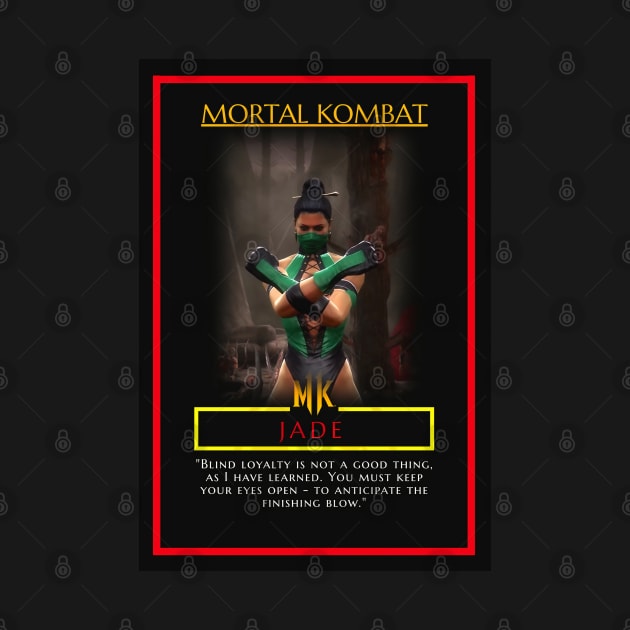 Jade Mortal Kombat (MK9) Characters - Poster,t-shirts and more. by Semenov