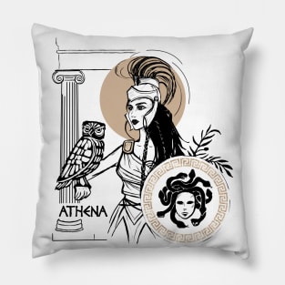 Goddess Athena Pillow