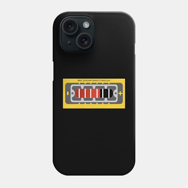 Scream Meter- Horizontal Phone Case by Veraukoion