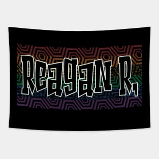 LGBTQ PRIDE USA RONALD REAGAN Tapestry