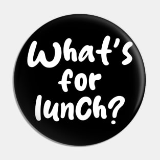 what's for lunch Pin