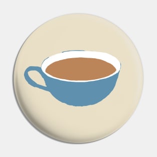 Hot Chocolate or Coffee Cup Graphic Pin