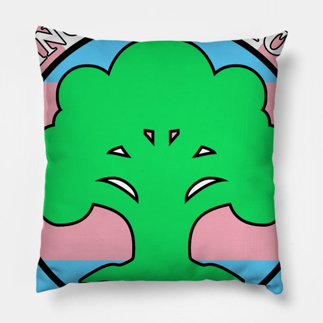 NMCIT - Tree Symbol Dark Pillow by talenlee