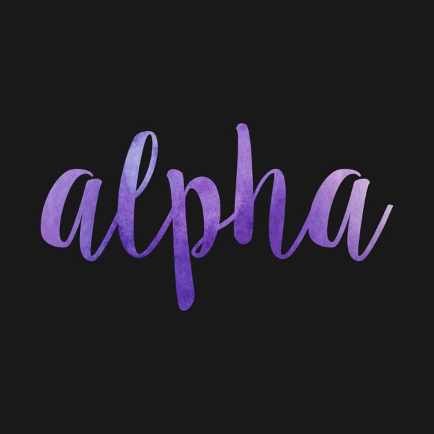 Purple Alpha by lolosenese