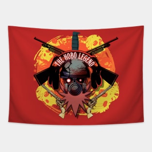 Hobo Legend: Hobo At War Logo Tapestry